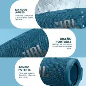 Parlante Jbl Charge 5 Réplica 1.1 – Sonido Potente Bluetooth Portátil Azul