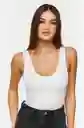 Body Escote Talla M/l Blanco