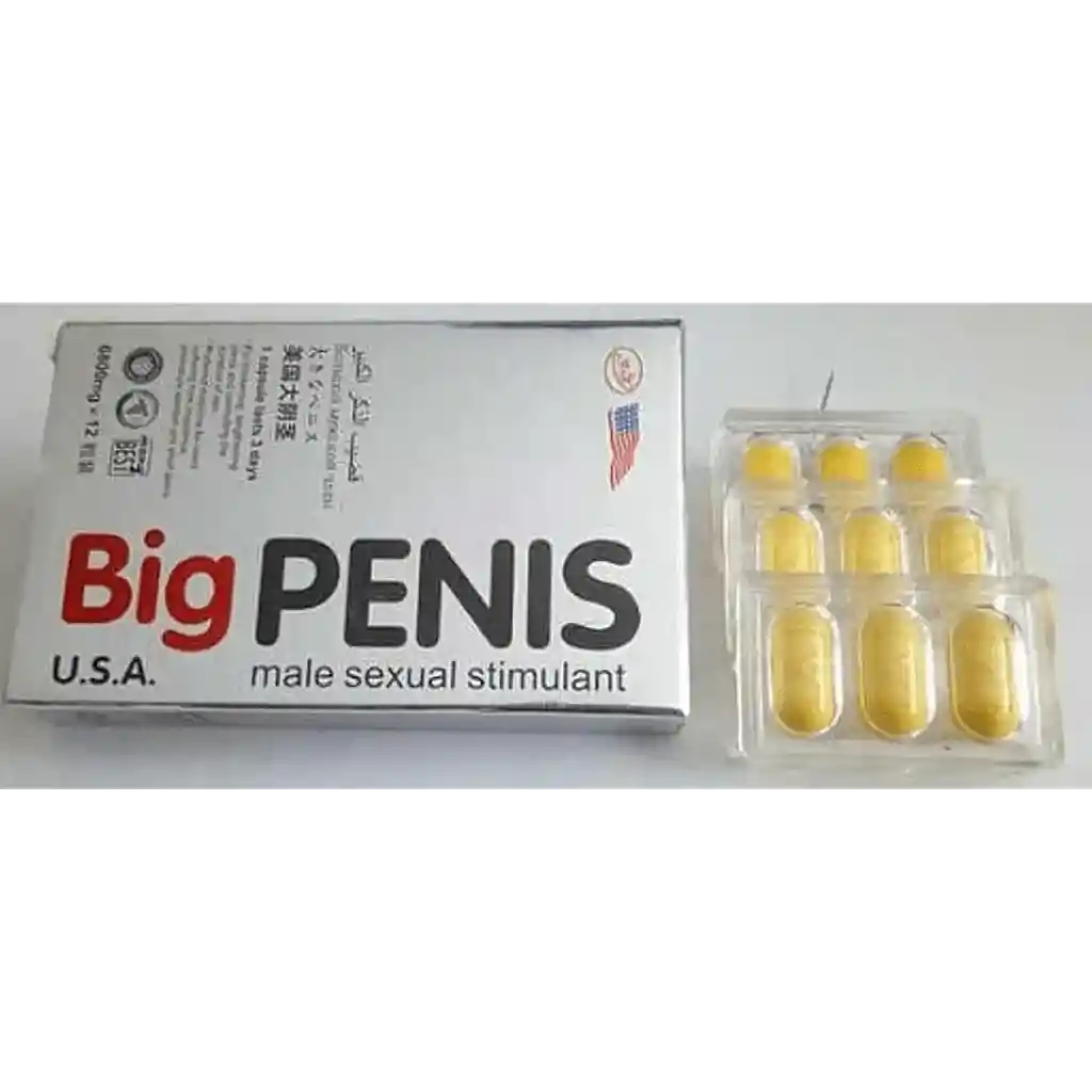 Potenciador Retardante Viagra U.s.a Big Penis Fuerte Ereccion X6
