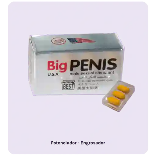 Potenciador Retardante Viagra U.s.a Big Penis Fuerte Ereccion X6