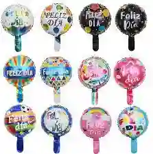 Globos De Aluminio Pequeño Feliz Dia