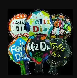 Globos De Aluminio Mediano Feliz Dia