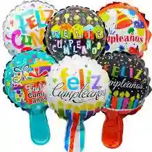 Globos De Aluminio Mediano Feliz Cumpleaños