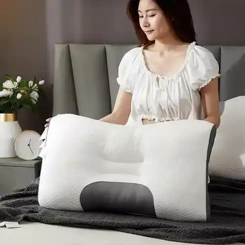 Almohada Cervical Ortopédica Cuello Masajes Spa Indeformable