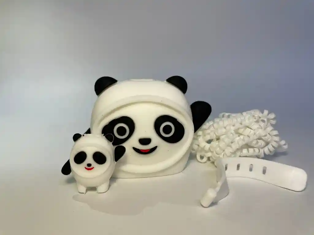 Estuche Cargador Iphone Oso Panda