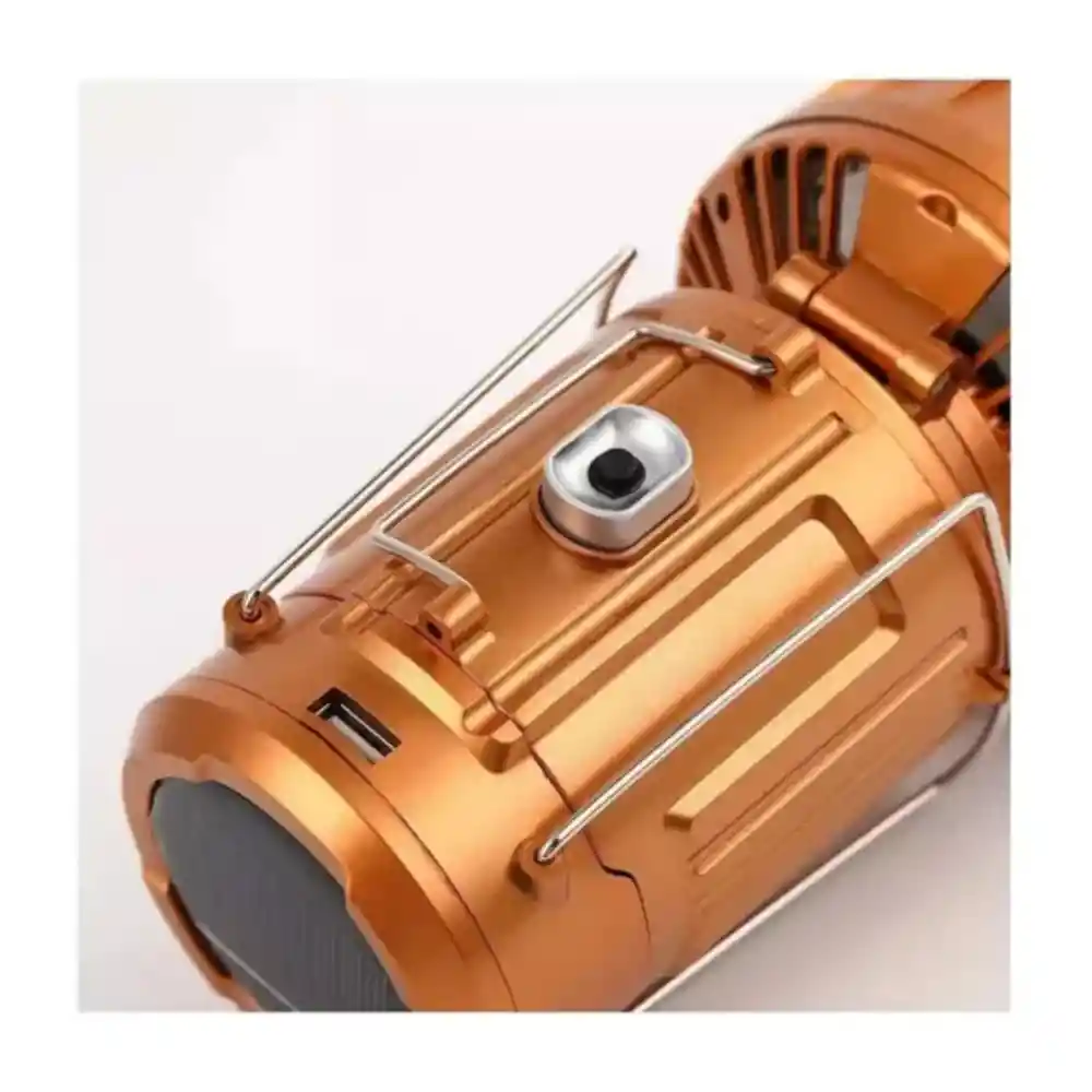 Linterna Portátil Con Ventilador Para Camping Ak01