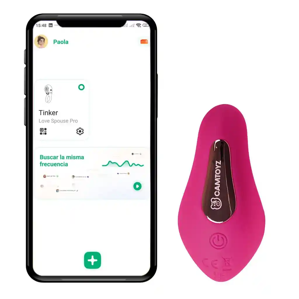 Vibrador Para Panty Tinker Con App