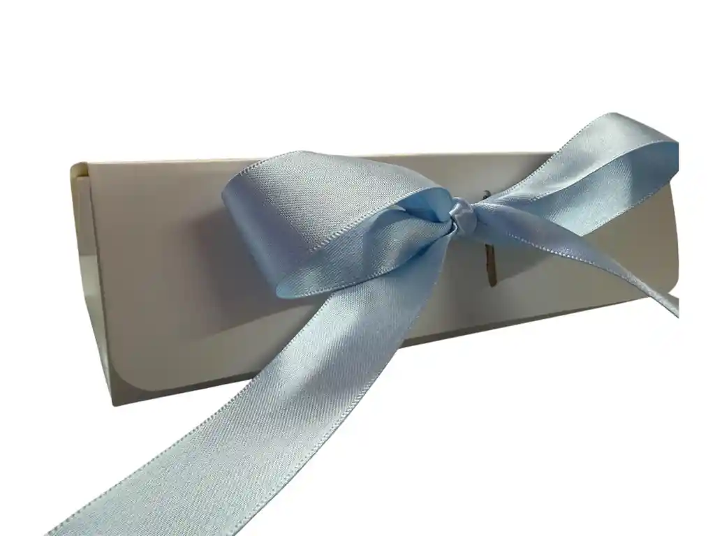 Caja Regalo Blanca Lazo 22x18x6