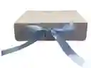 Caja Regalo Blanca Lazo 22x18x6