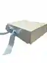 Caja Regalo Blanca Lazo 22x18x6
