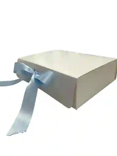Caja Regalo Blanca Lazo 22x18x6