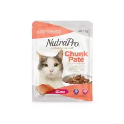 Chunk Paté Gatos Salmón Nutrapro 85g