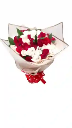 Bouquet Buchon 60 Rosas