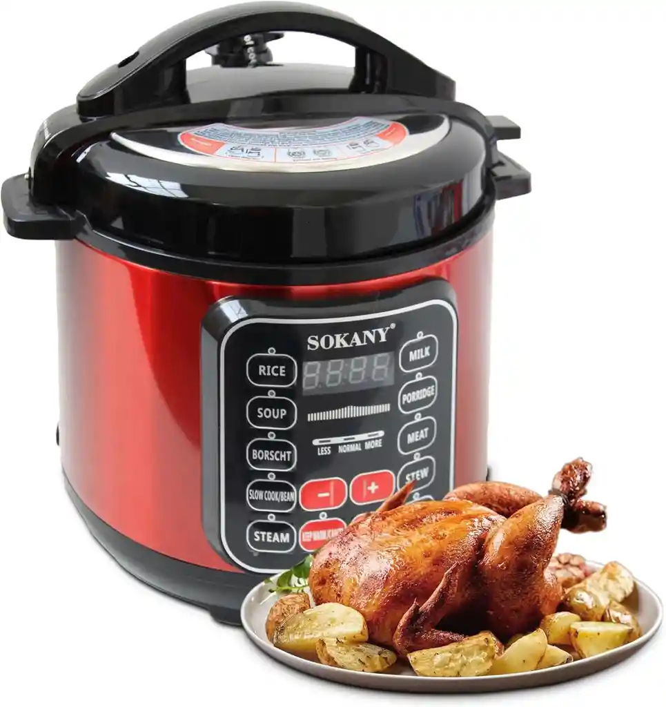Olla Presion Eléctrica Sokany Multifuncional