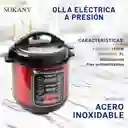 Olla Presion Eléctrica Sokany Multifuncional