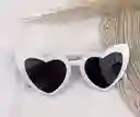 Lentes Corazon Blanca