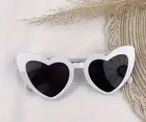 Lentes Corazon Blanca
