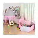 Carpa Infantil Castillo Con Túnel Rosado V03