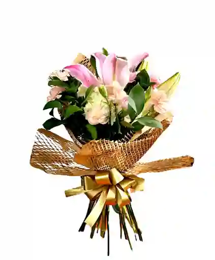 Bouquet Clavel Y Lirio
