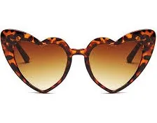 Lentes Corazon Leopardo
