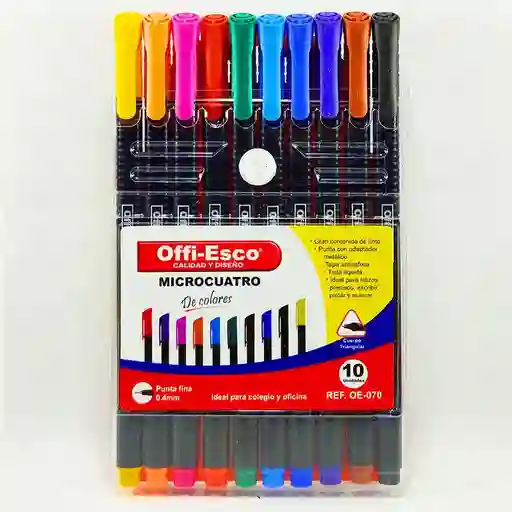 Micropunta Surtido X10 Offi-essco