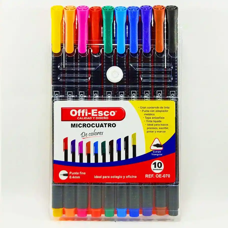 Micropunta Surtido X10 Offi-essco