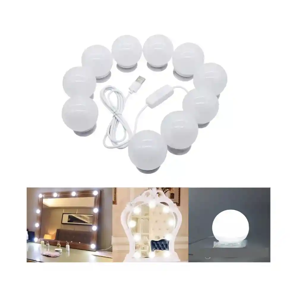 Extensión De Bombillas Led Para Espejo Y Tocador L13