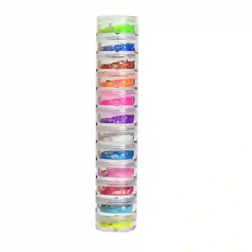 Pígmentos Brillantes 12 Tonos