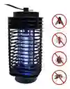 Lampara Electrica Mata Zancudos Mosquitos Atrapa Insectos