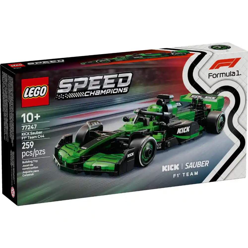 Juego Lego Kick Sauber F1 Team C44 259 Piezas Para Niños