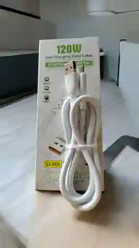 Cable Siliconado Carga Rápida 6a Tipo C