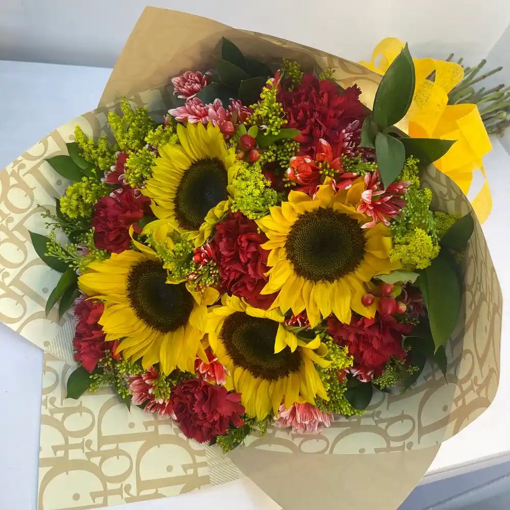 Hermoso Bouquet De Girasol