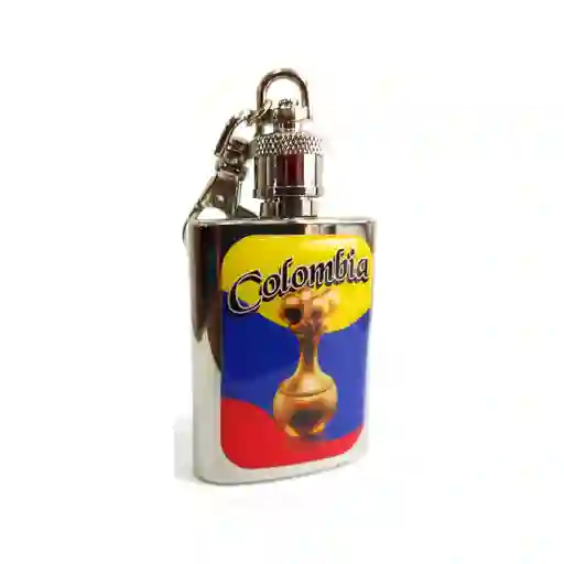 Licorera Whiskera De Colombia De 1 Oz, Plateada