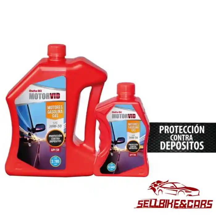 Aceite Carro 20w 50 Sintetico Motorvid