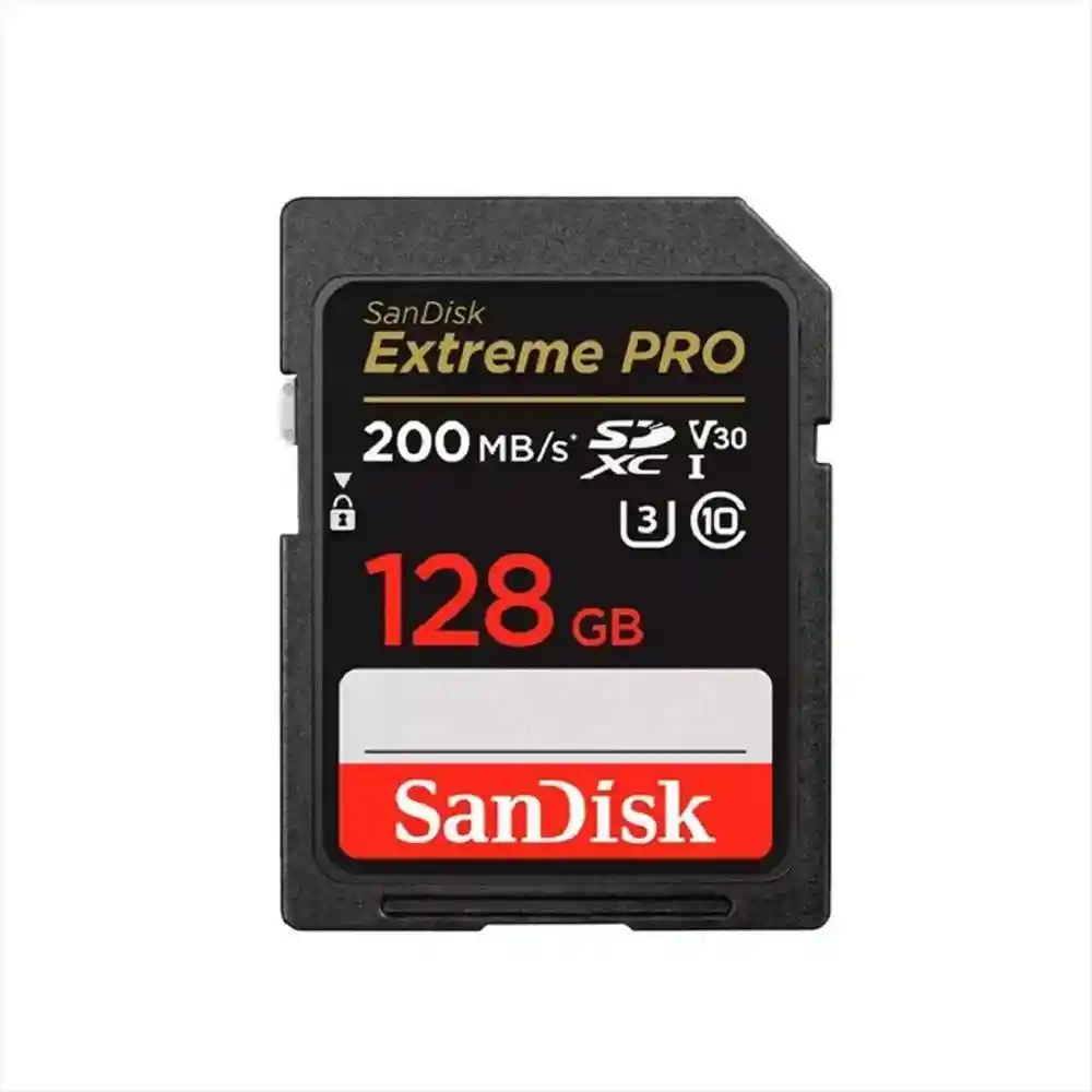 Tarjeta De Memoria Sd Sandisk Extreme Pro 128gb 200mb/s