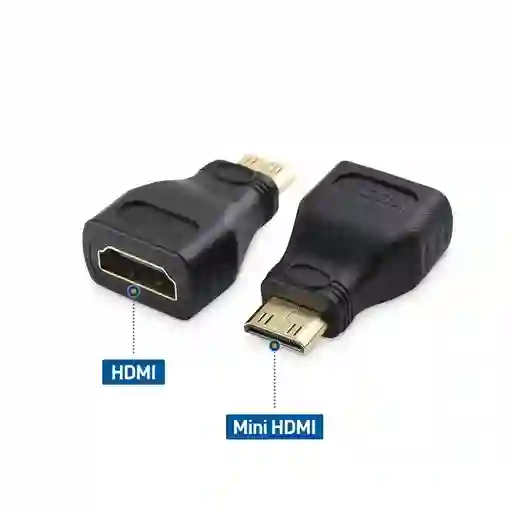 Adaptador Hdmi Mini Hdmi Macho A Hdmi Hembra
