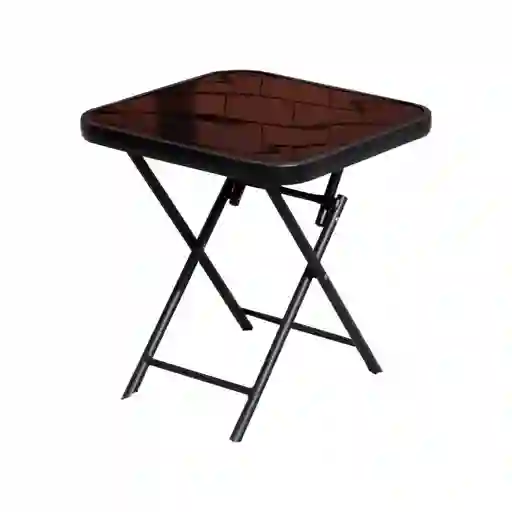 Mesa Cuadrada Plegable Para Jardin F14