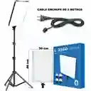 Aro De Luz Kit Panel Led Pl-48 + Trípode 2.1m
