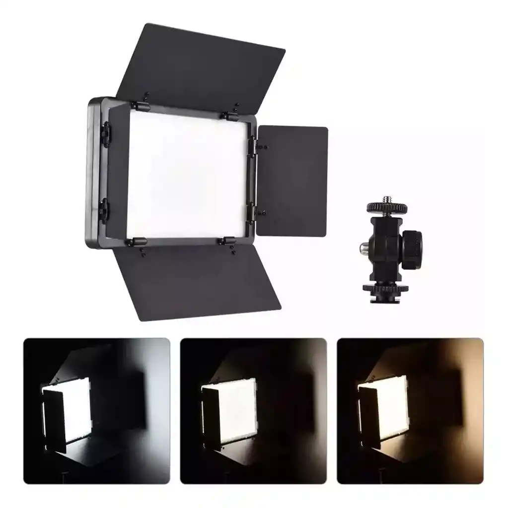 Aro De Luz Panel Fotografía Luz Led Lámpara Profesional + Trípode
