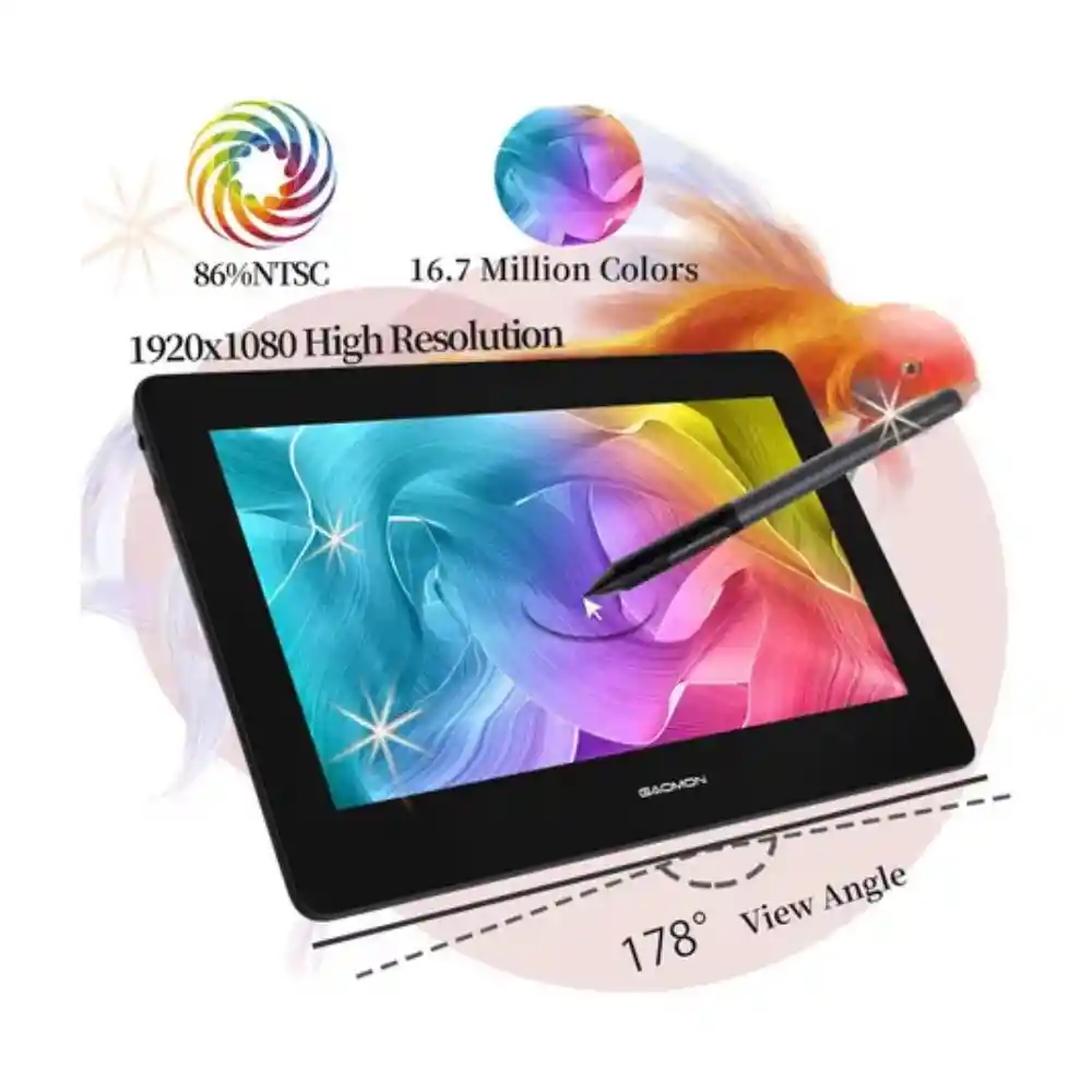 Tableta Gráfica Monitor Gaomon Pd1220