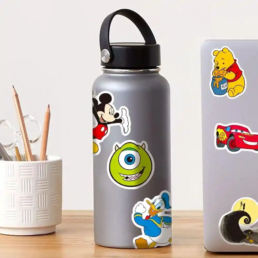 Calcomanías Disney Stickers De Vinilo Impermeables Películas X25