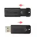 Memoria Flash Usb 3.2 Retráctil Verbatim Pinstripe De 256gb