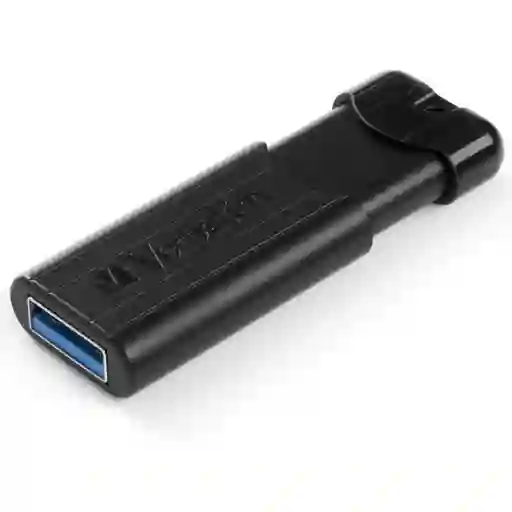 Memoria Flash Usb 3.2 Retráctil Verbatim Pinstripe De 256gb