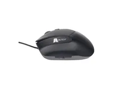 Mouse Ergonomico Cable 6d Usb Con 6 Botones Jaltech Negro