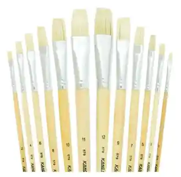 Pincel Madera X12 Redo Caropa