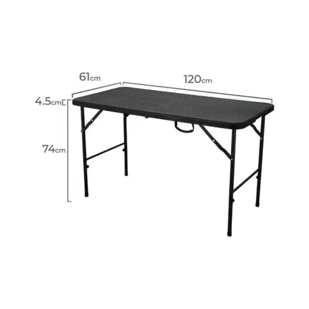 Mesa Portafolio Plegable De Jardín Café F09