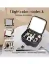 Estuche Portatil Maquillaje Luz Led Y Espejo Viaje