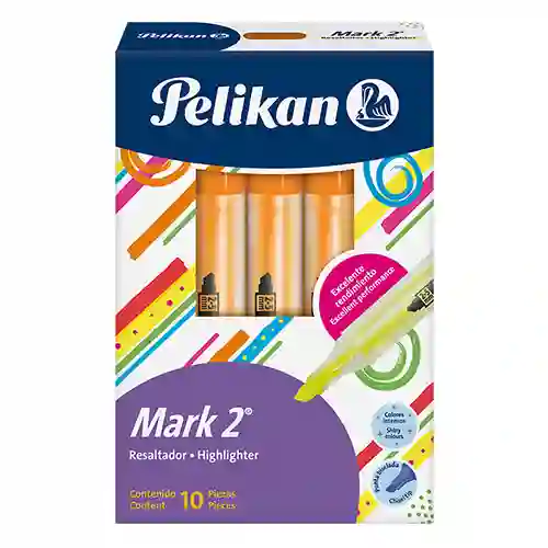Pelikan Resaltador Mark 2 Naranja