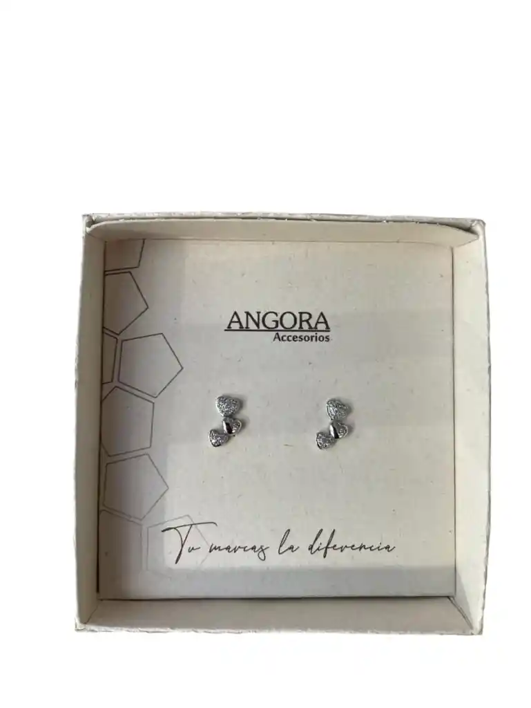 Aretes Tres Corazones