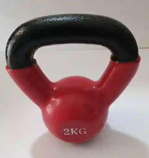 Pesa Rusa Mancuerna Kettlebell 2 Kg Encauchada Gym